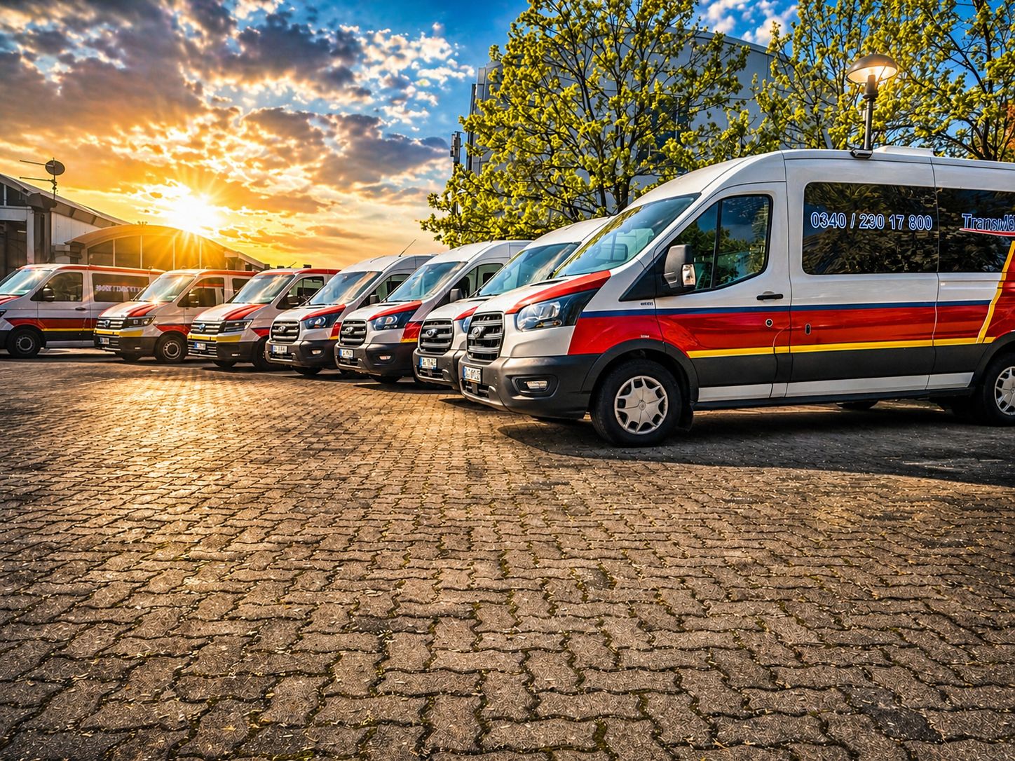 TransMedica KTW – Seitenansicht mit Beklebung